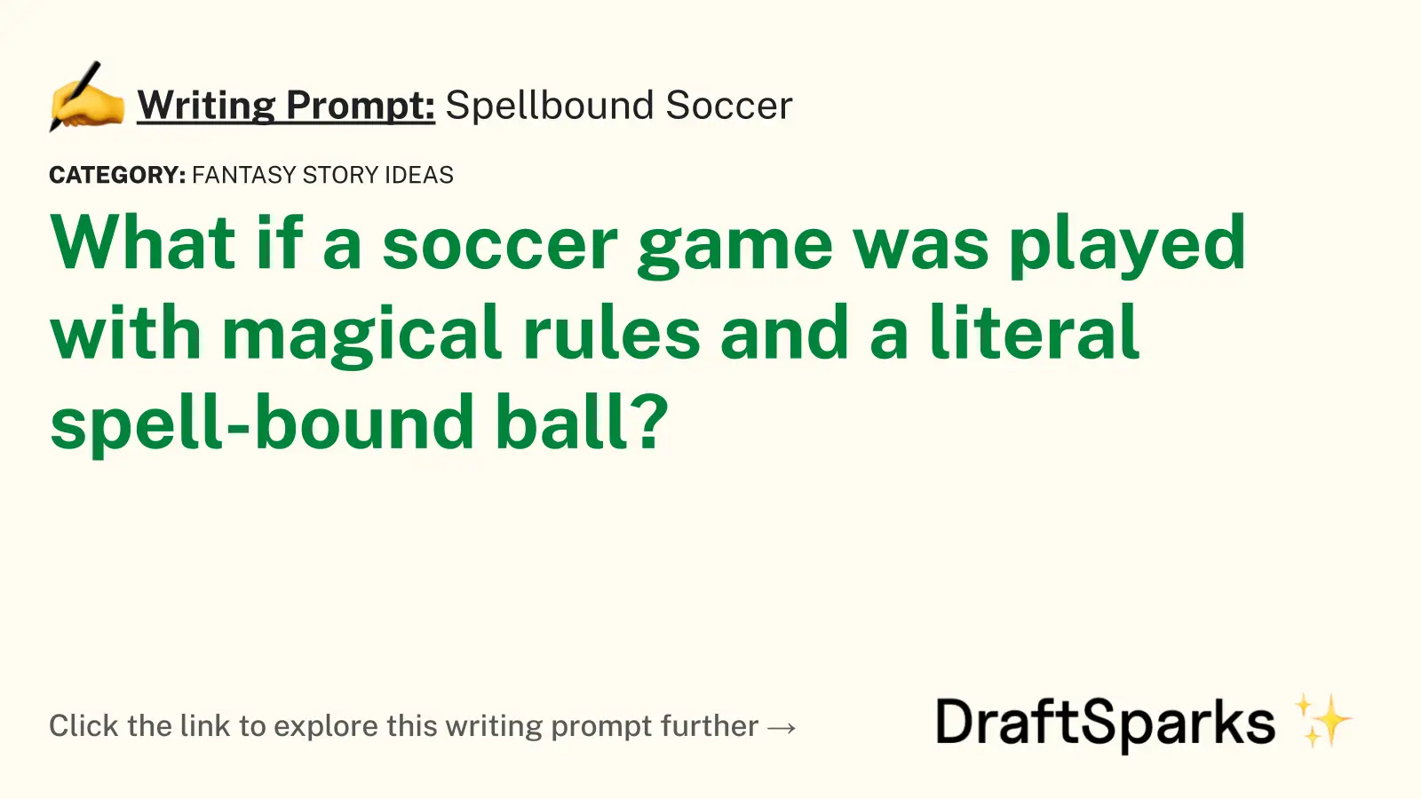 Spellbound Soccer