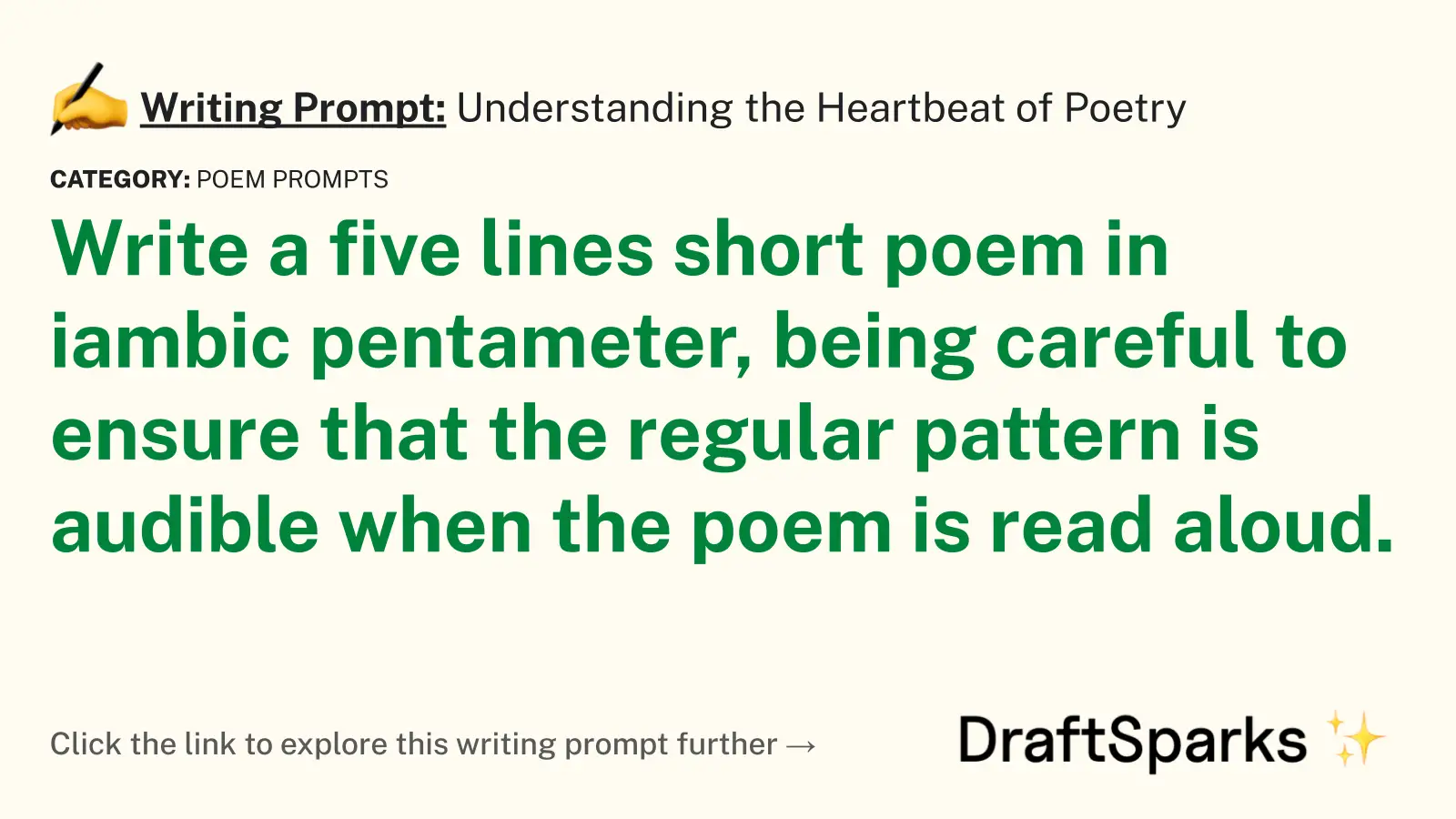 Understanding the Heartbeat of Poetry