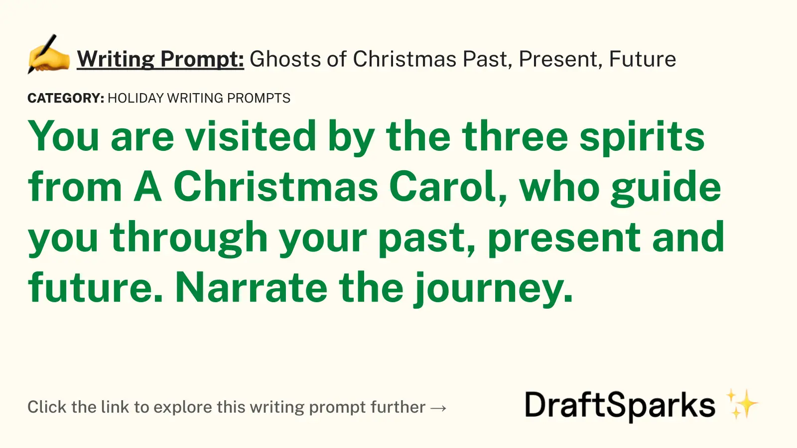 Ghosts of Christmas Past, Present, Future