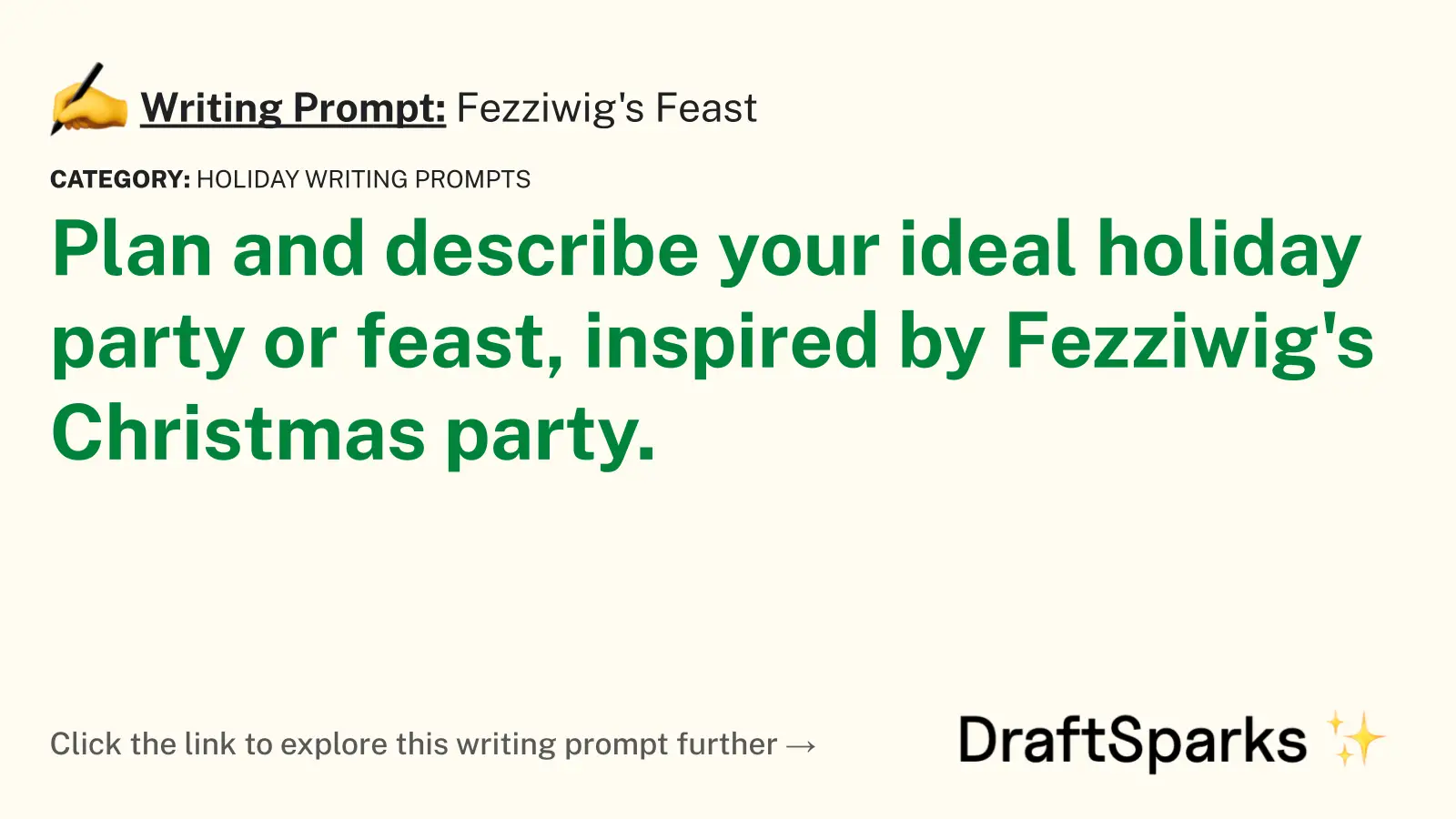 Fezziwig’s Feast