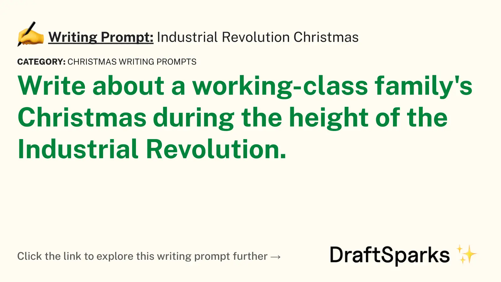 Industrial Revolution Christmas
