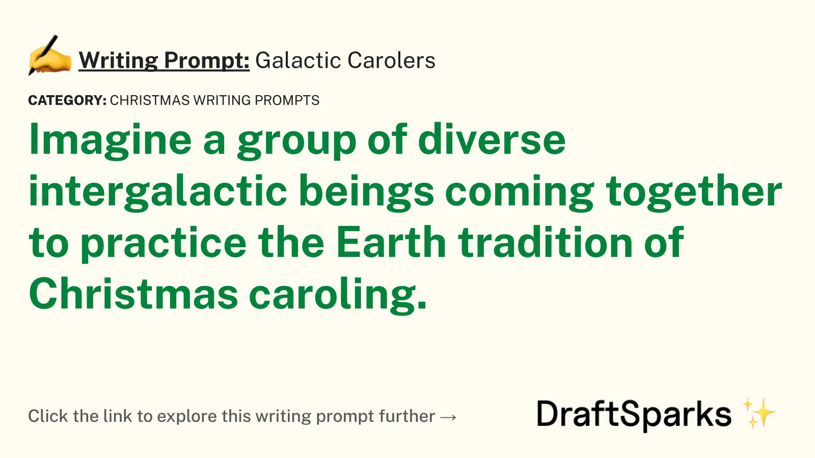 Galactic Carolers