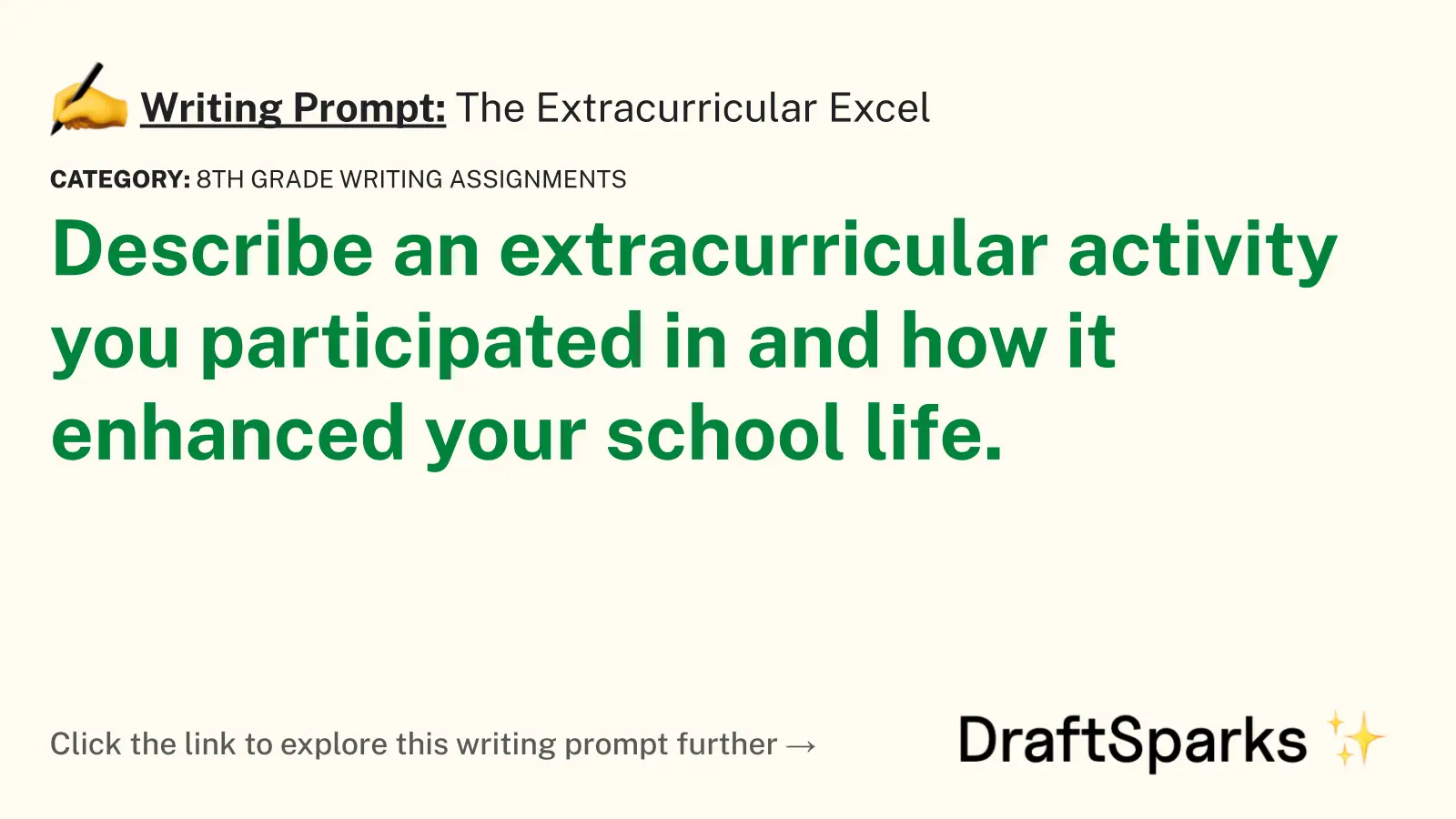 The Extracurricular Excel