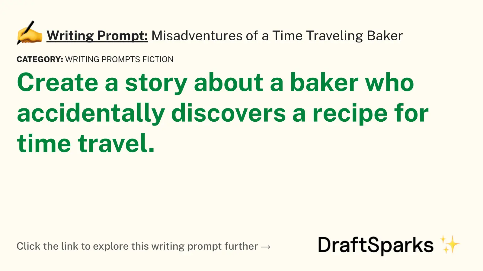Misadventures of a Time Traveling Baker