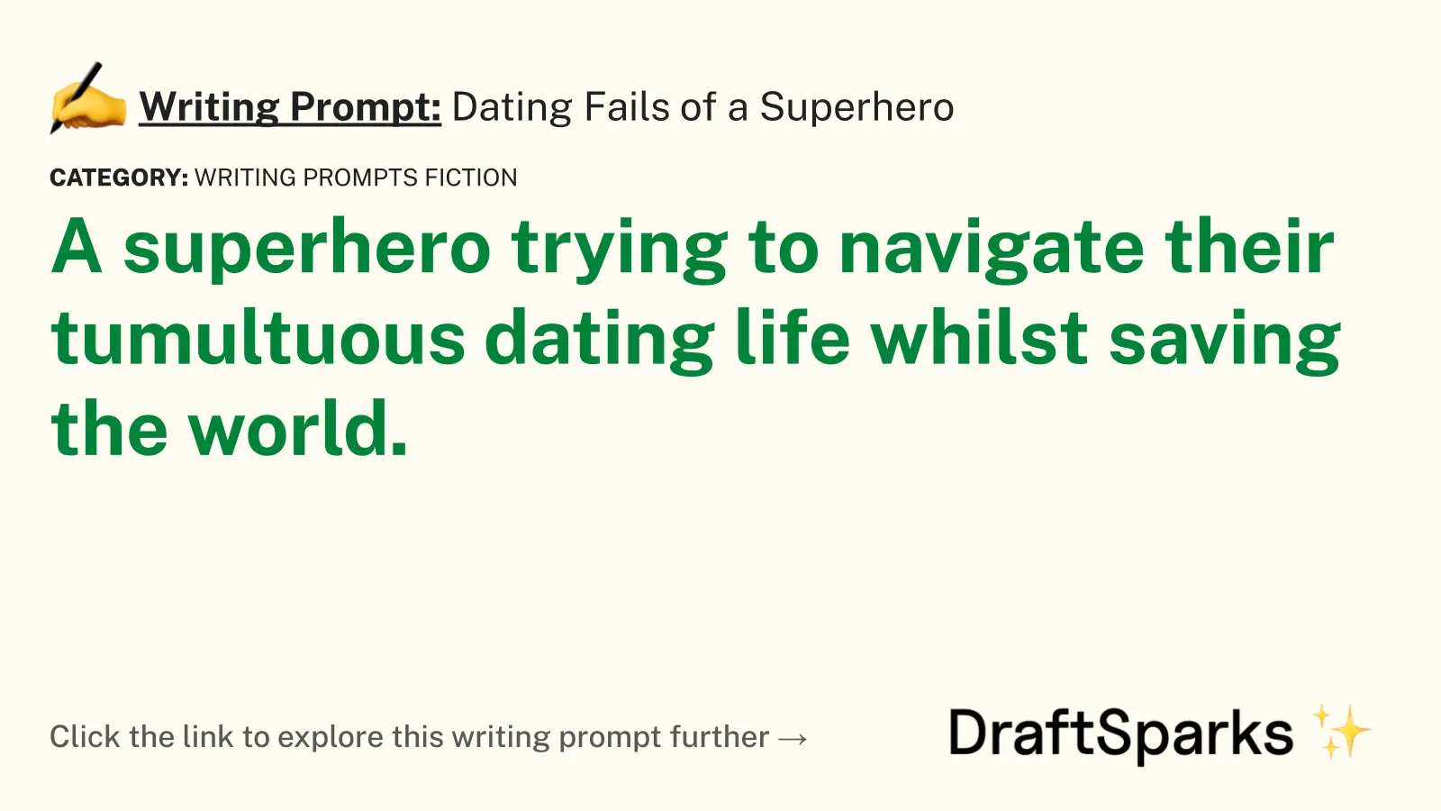 Dating Fails of a Superhero