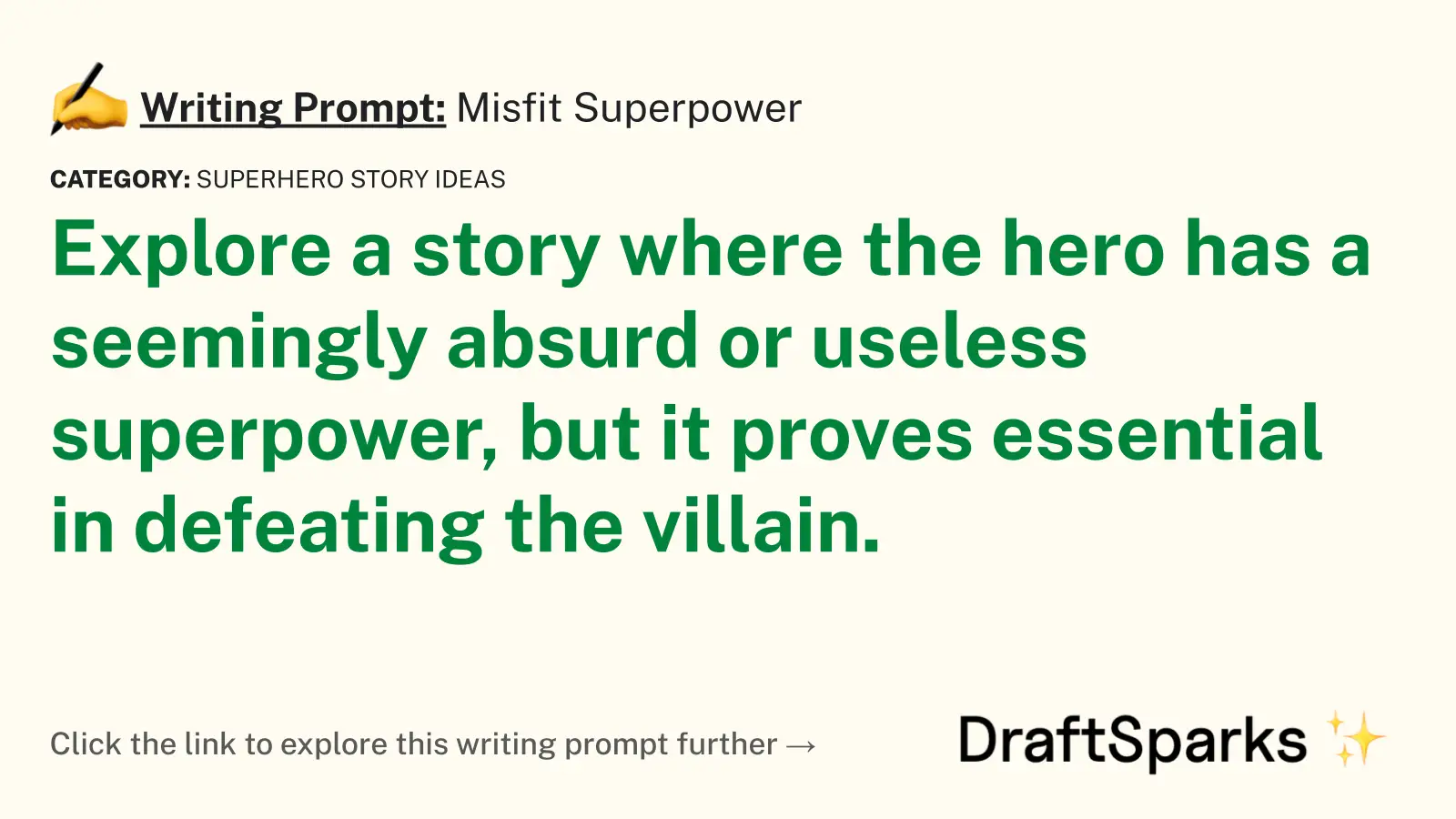 Misfit Superpower