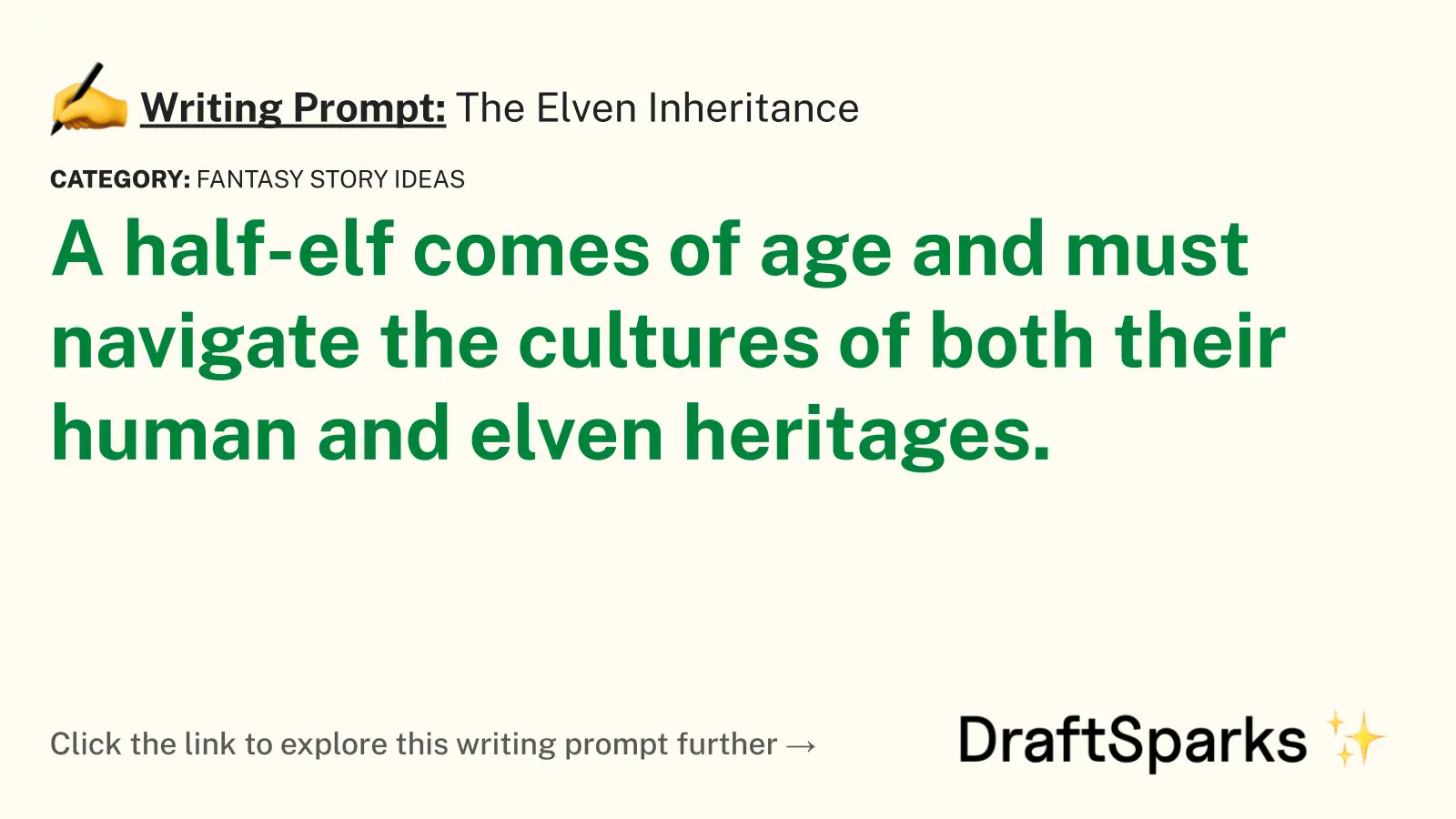 The Elven Inheritance