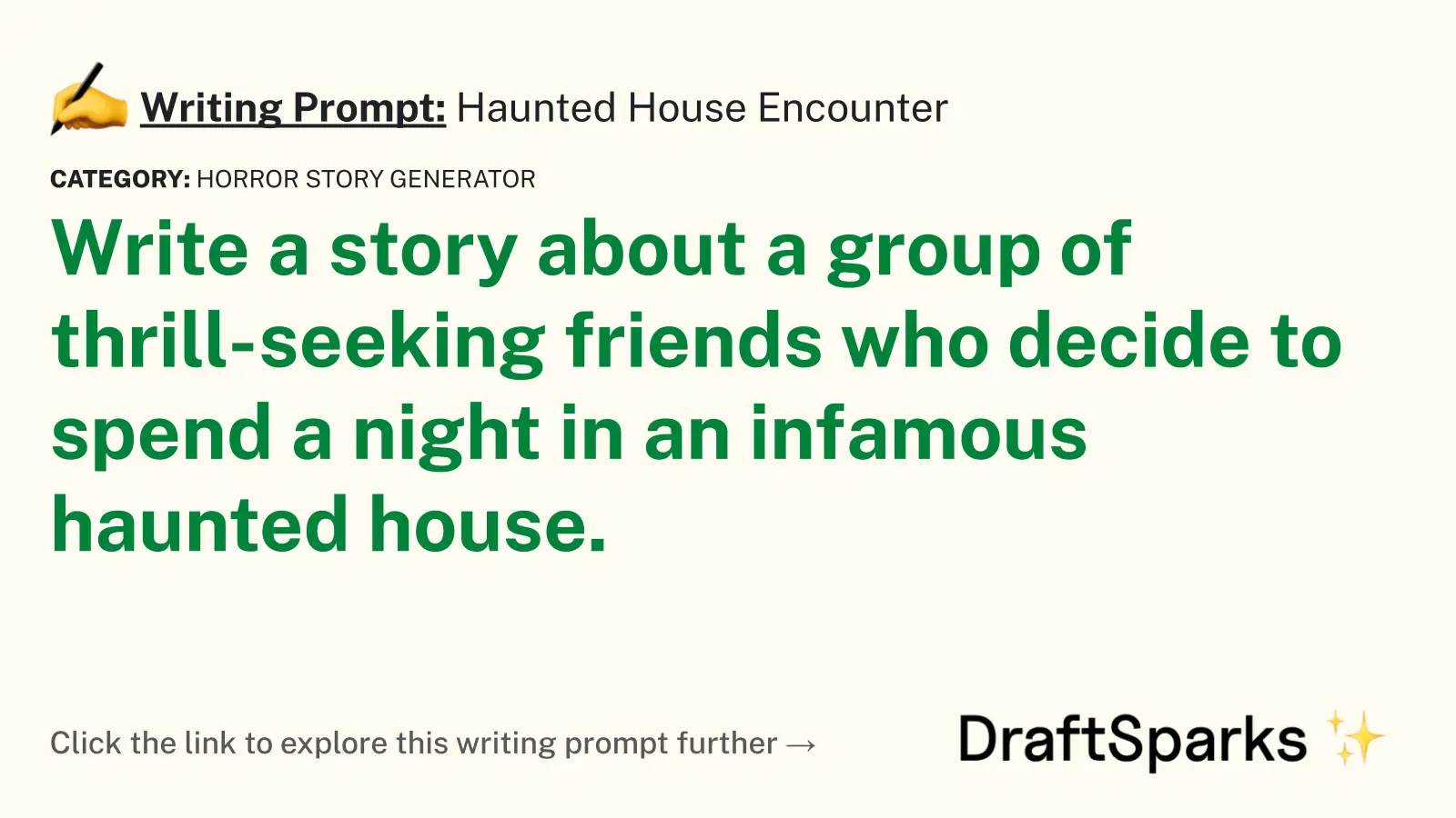 Haunted House Encounter