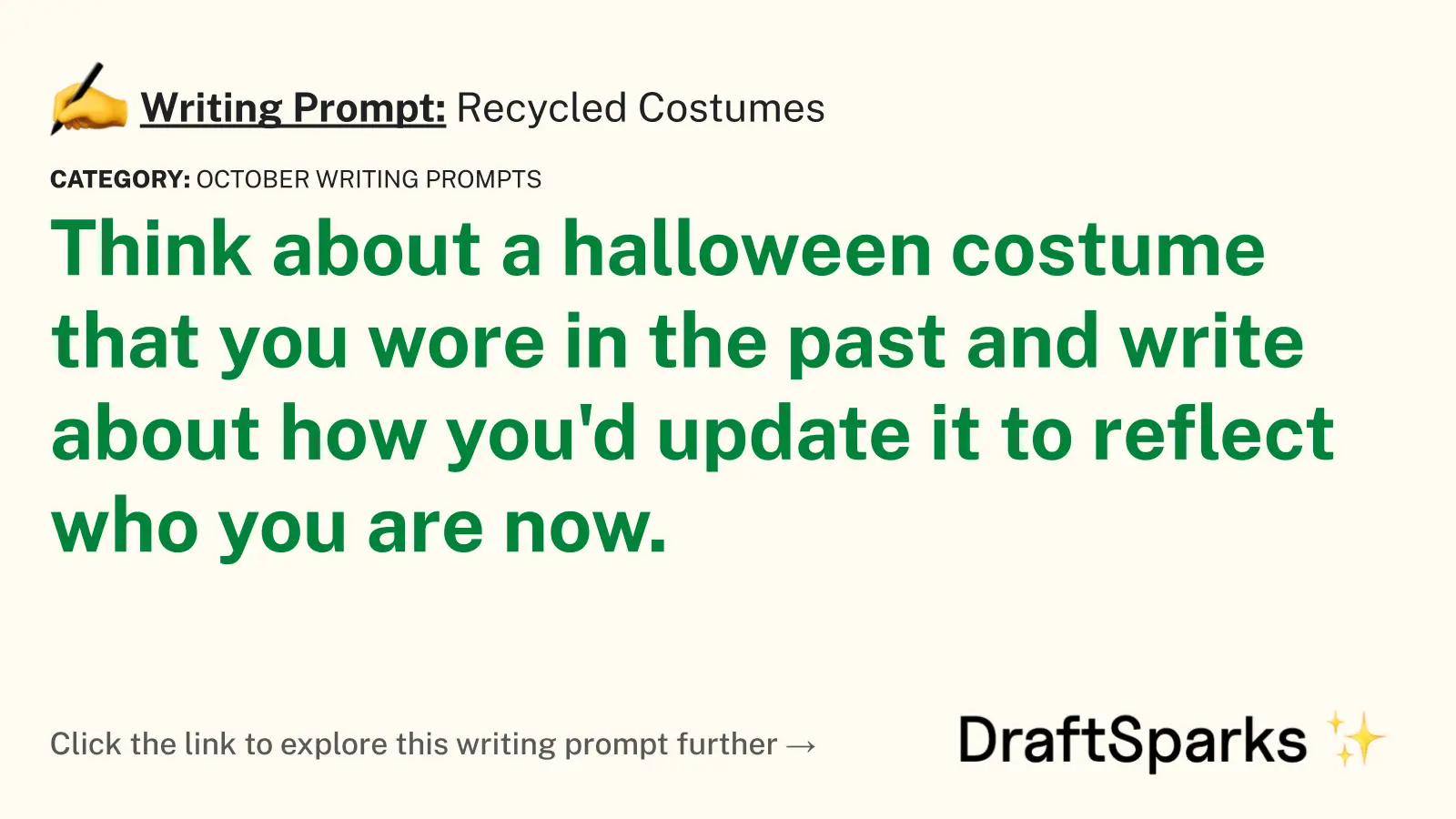 Recycled Costumes