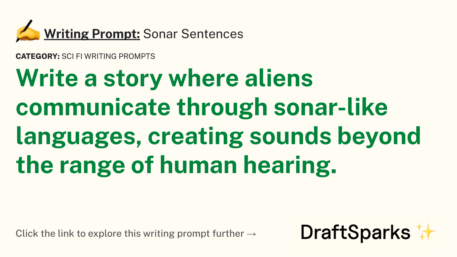 Sonar Sentences