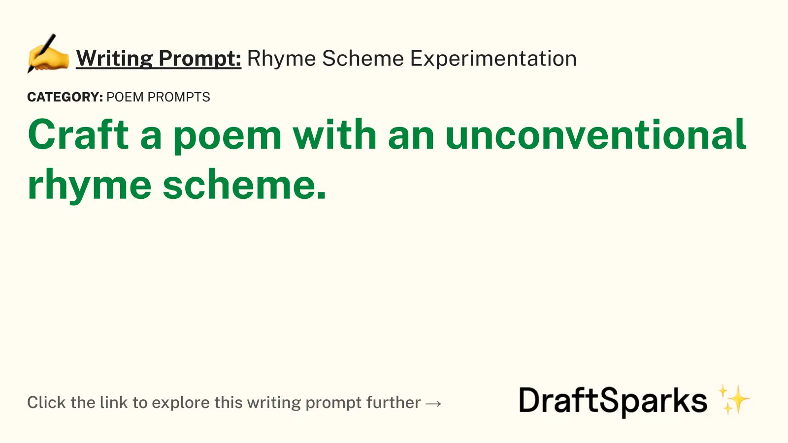 Rhyme Scheme Experimentation