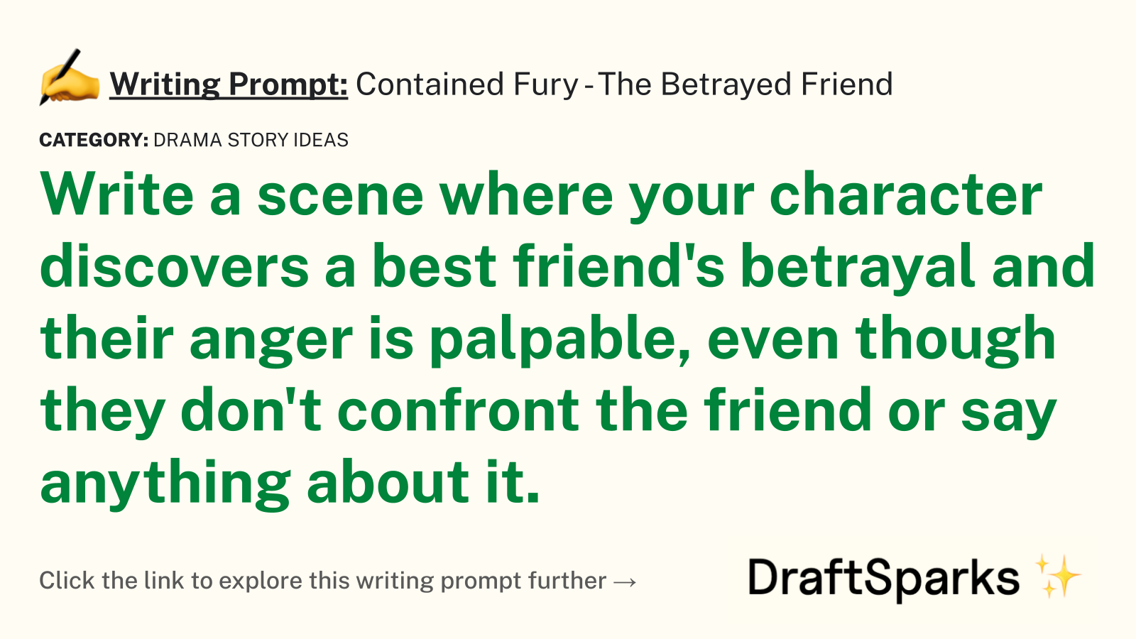 Contained Fury – The Betrayed Friend