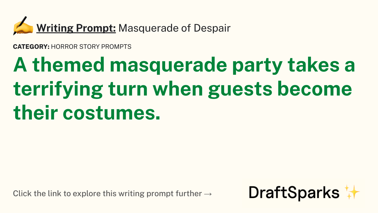 Masquerade of Despair