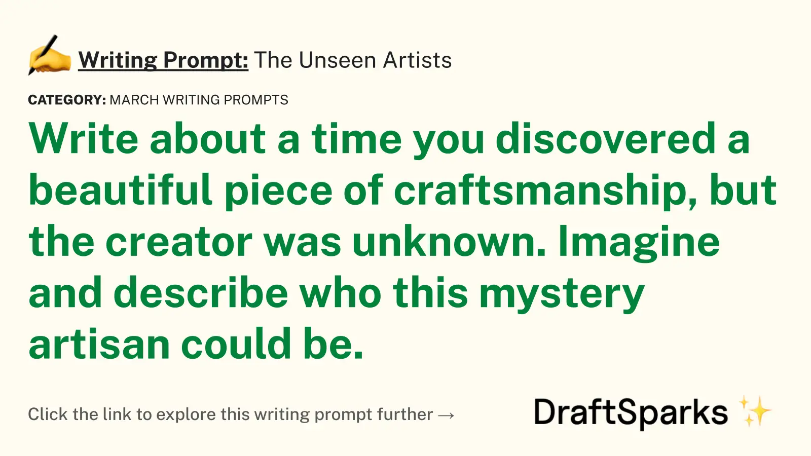 The Unseen Artists