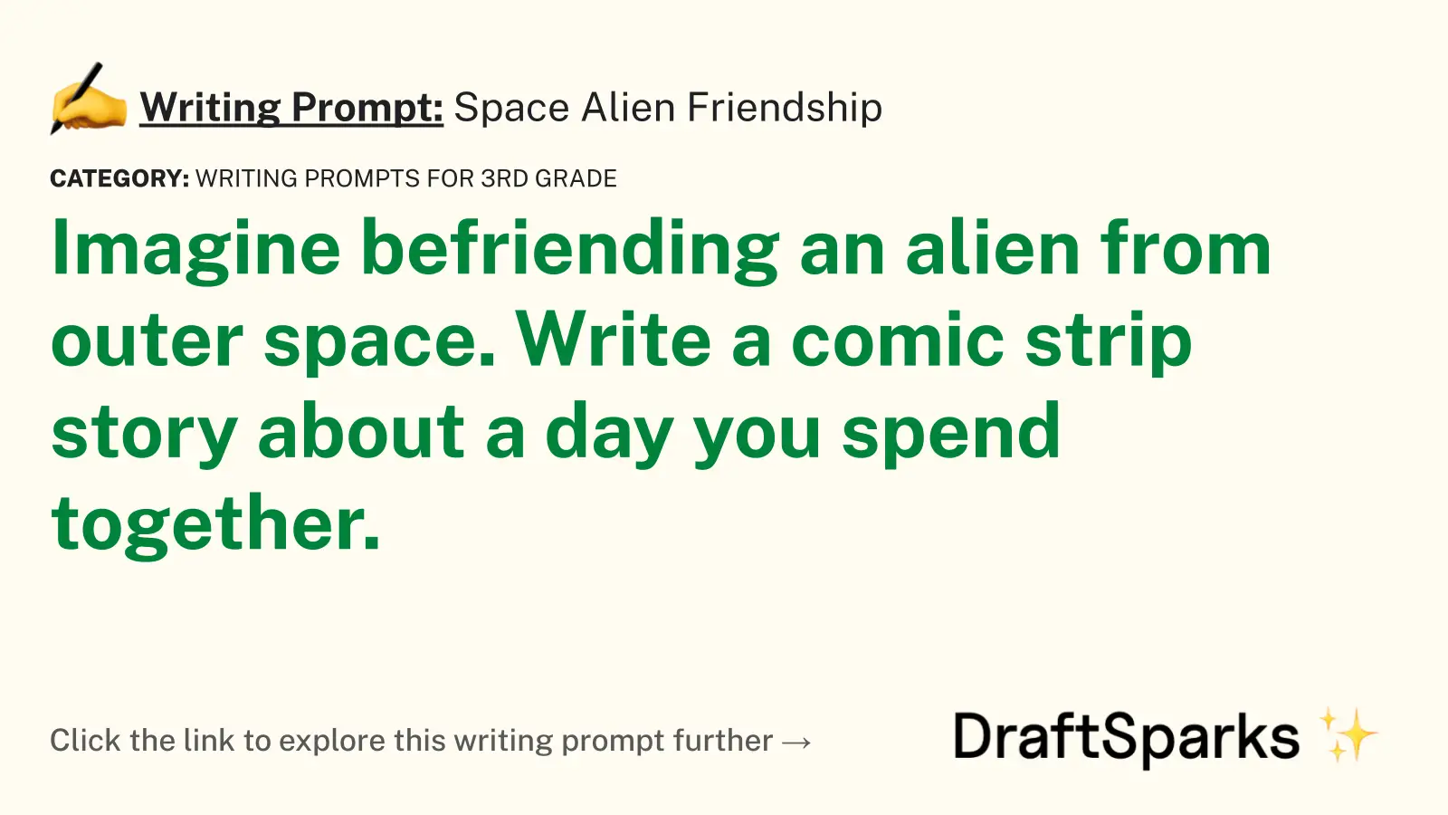 Space Alien Friendship