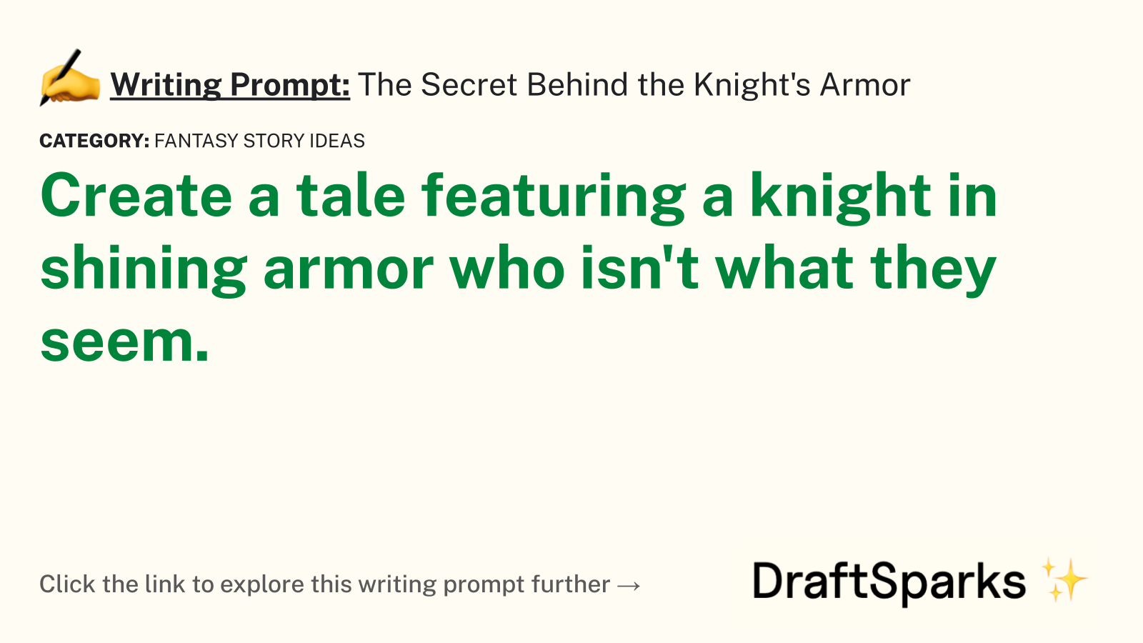 The Secret Behind the Knight’s Armor