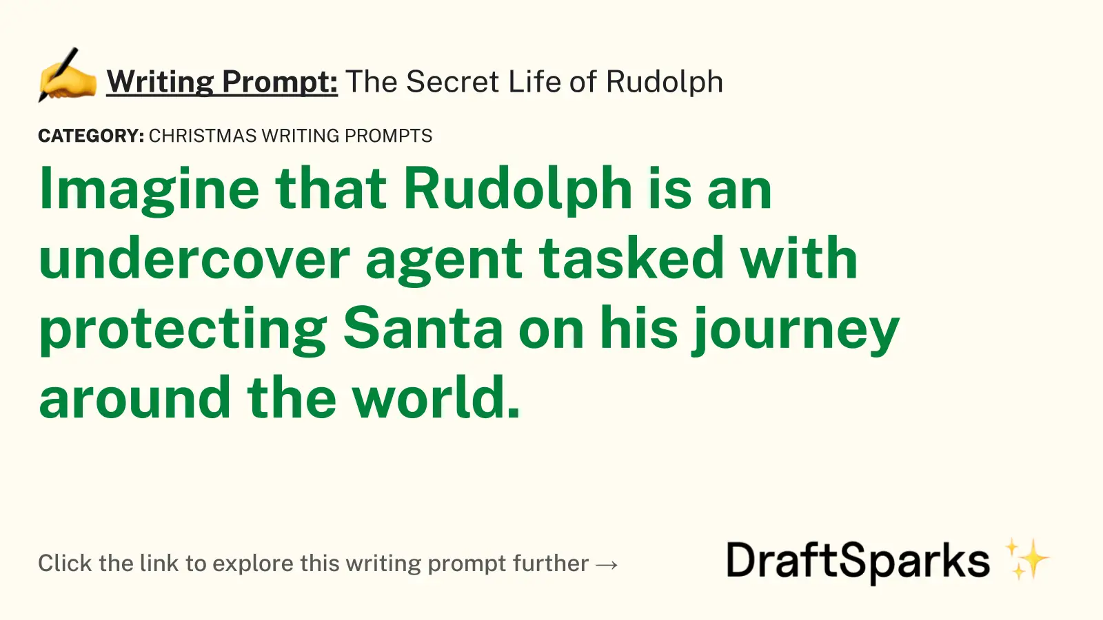 The Secret Life of Rudolph