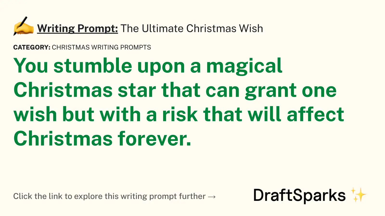 The Ultimate Christmas Wish