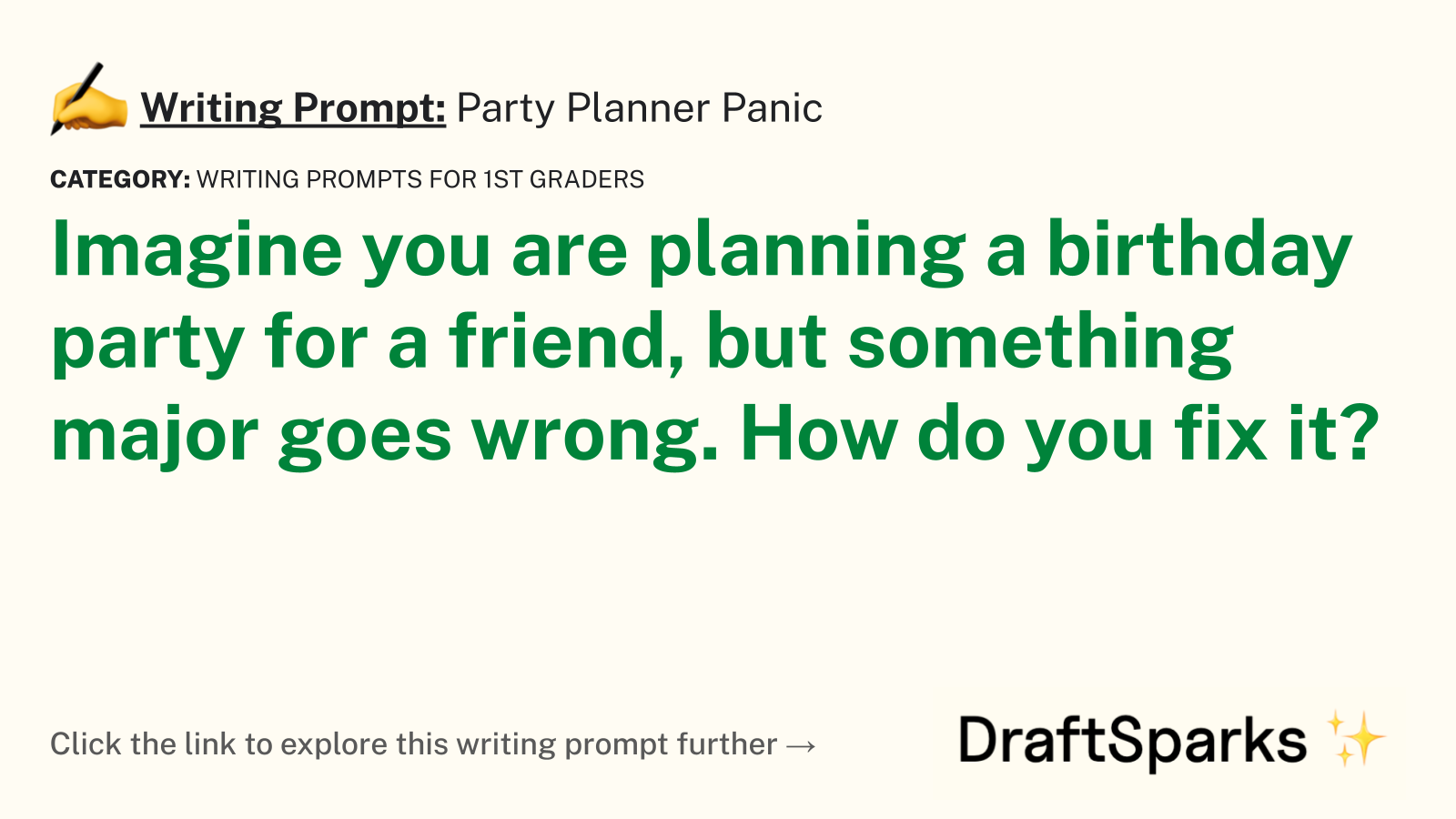 Party Planner Panic