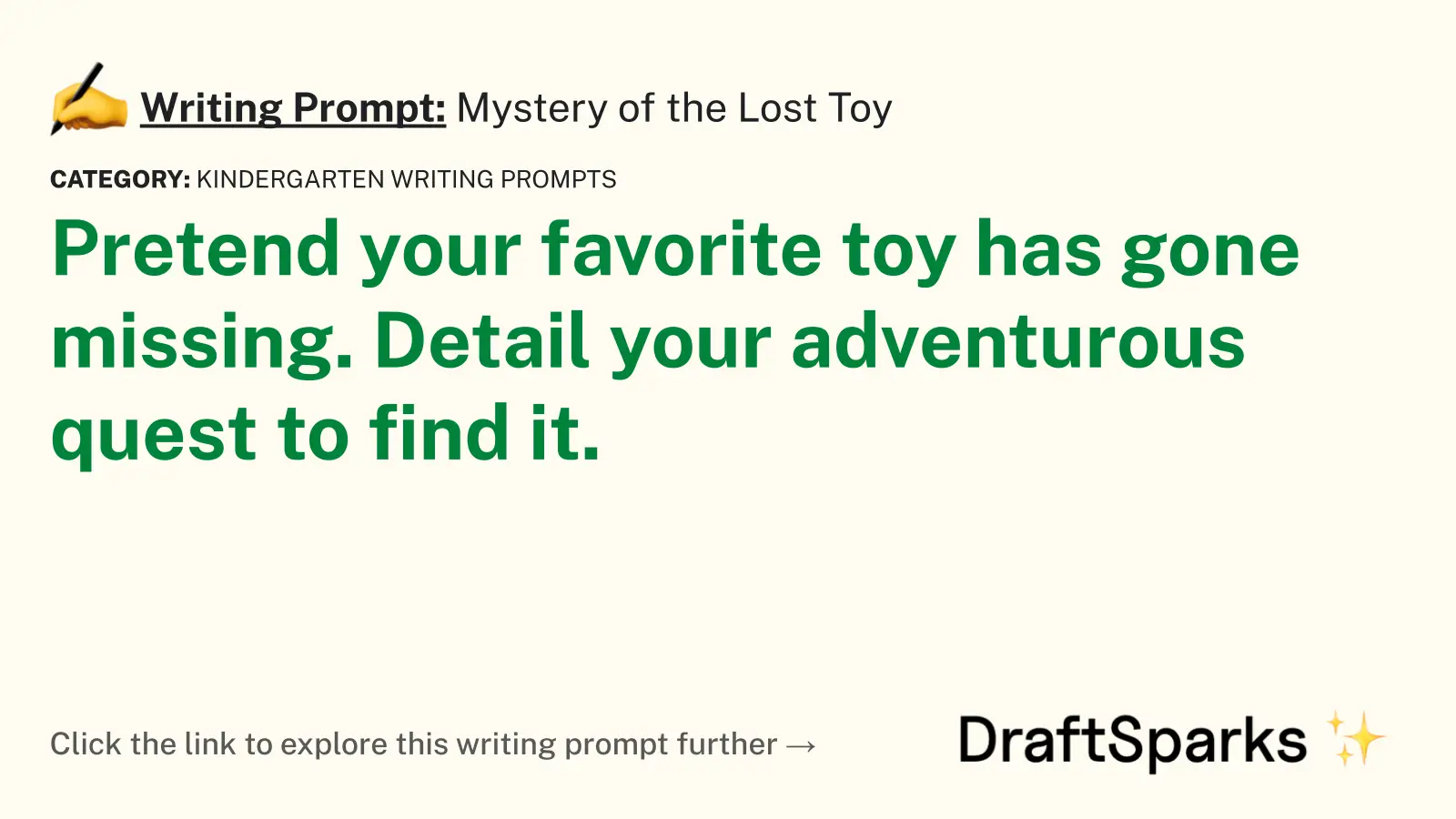 Mystery of the Lost Toy