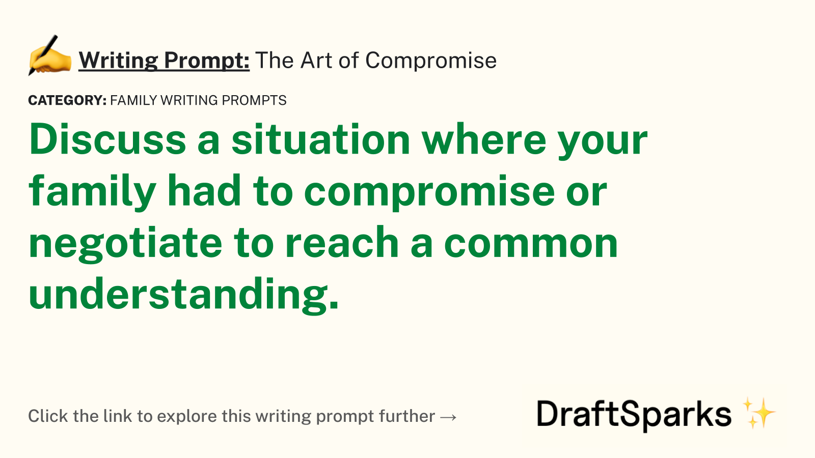 The Art of Compromise