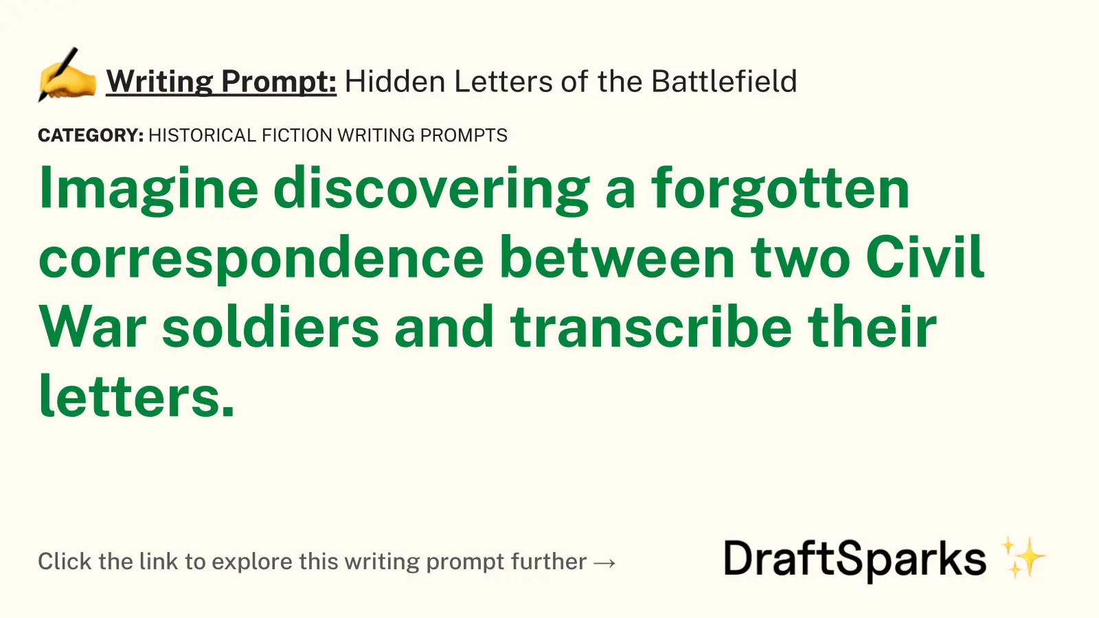 Hidden Letters of the Battlefield