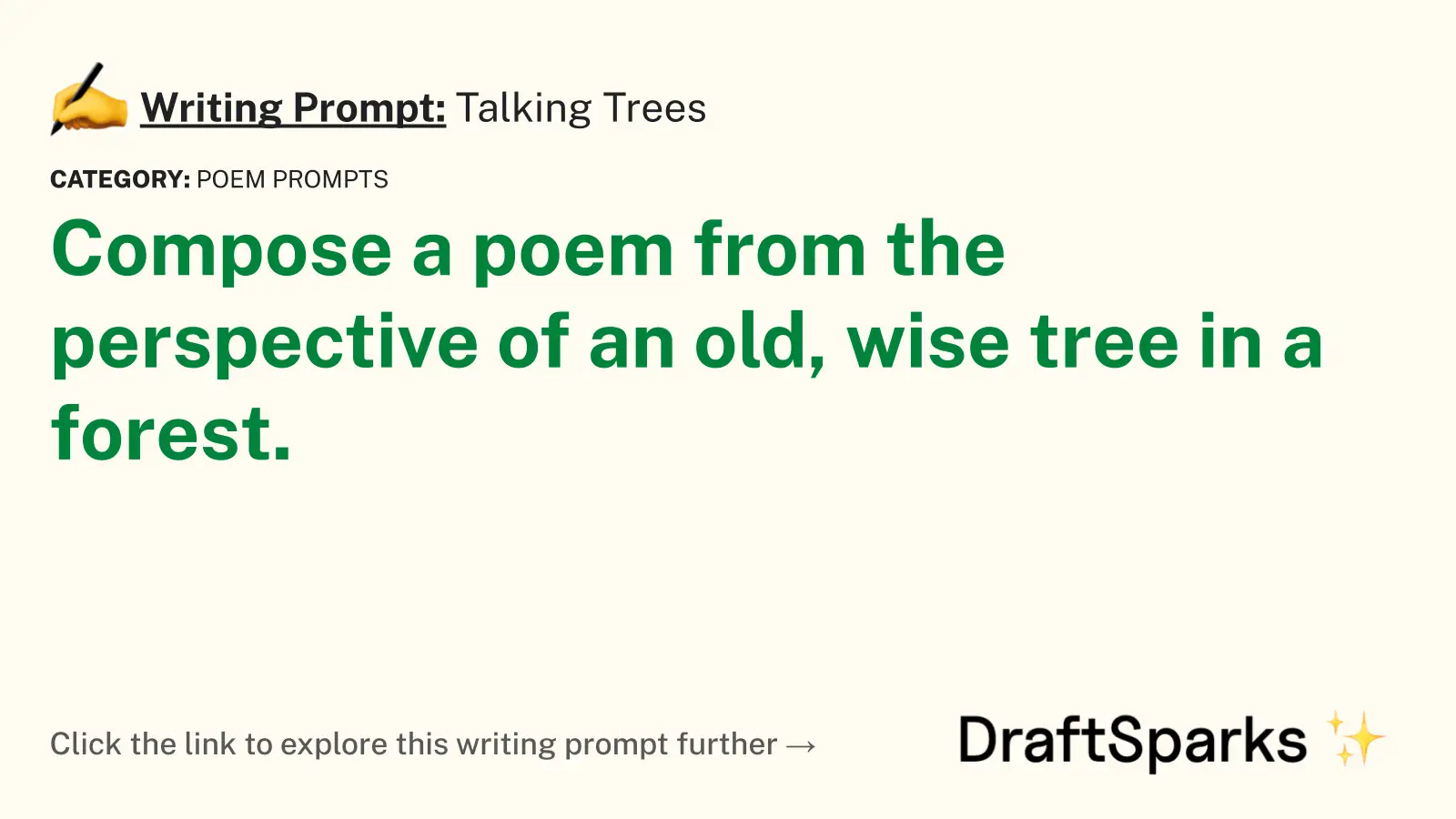 Talking Trees