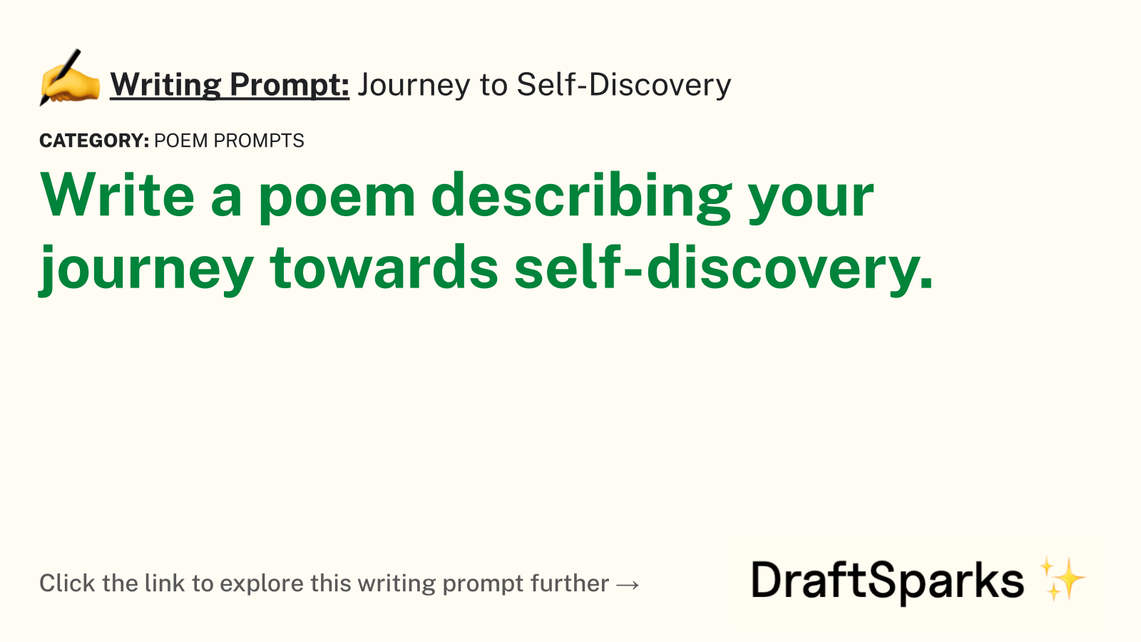 Journey to Self-Discovery