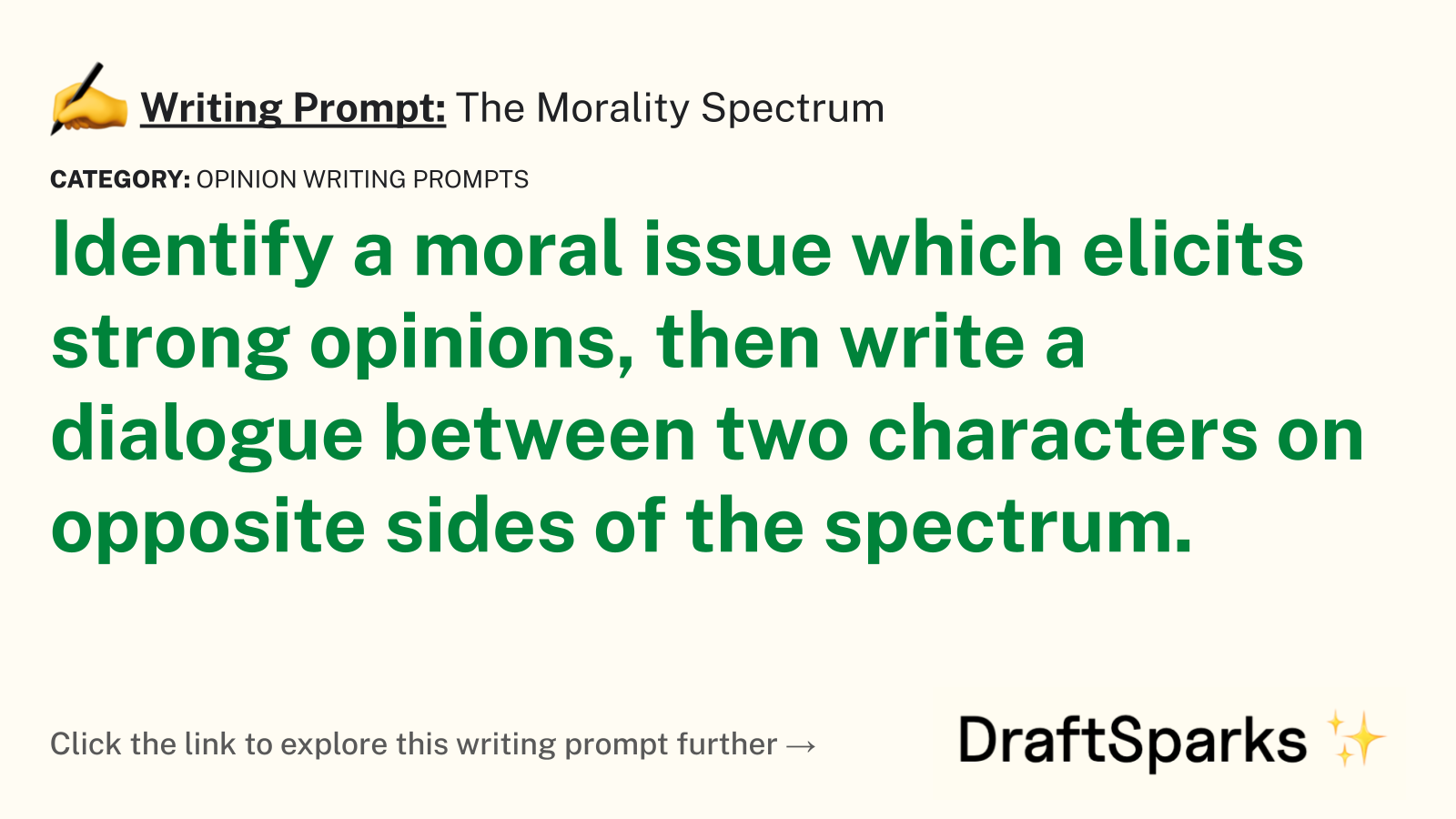 The Morality Spectrum
