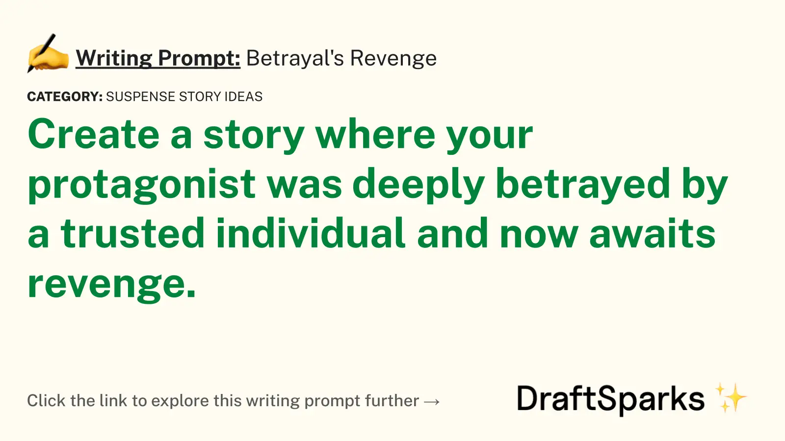 Betrayal’s Revenge