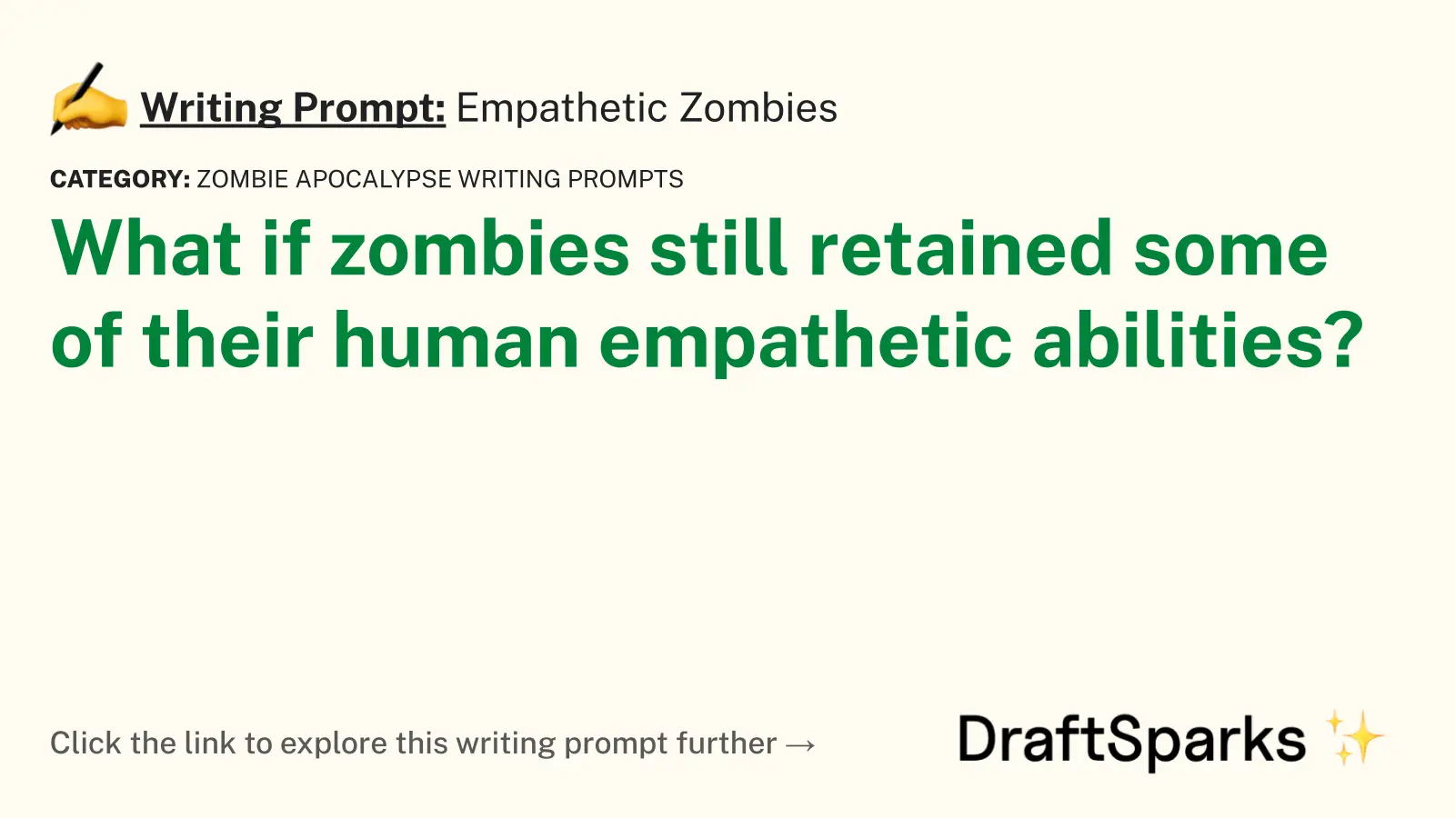 Empathetic Zombies