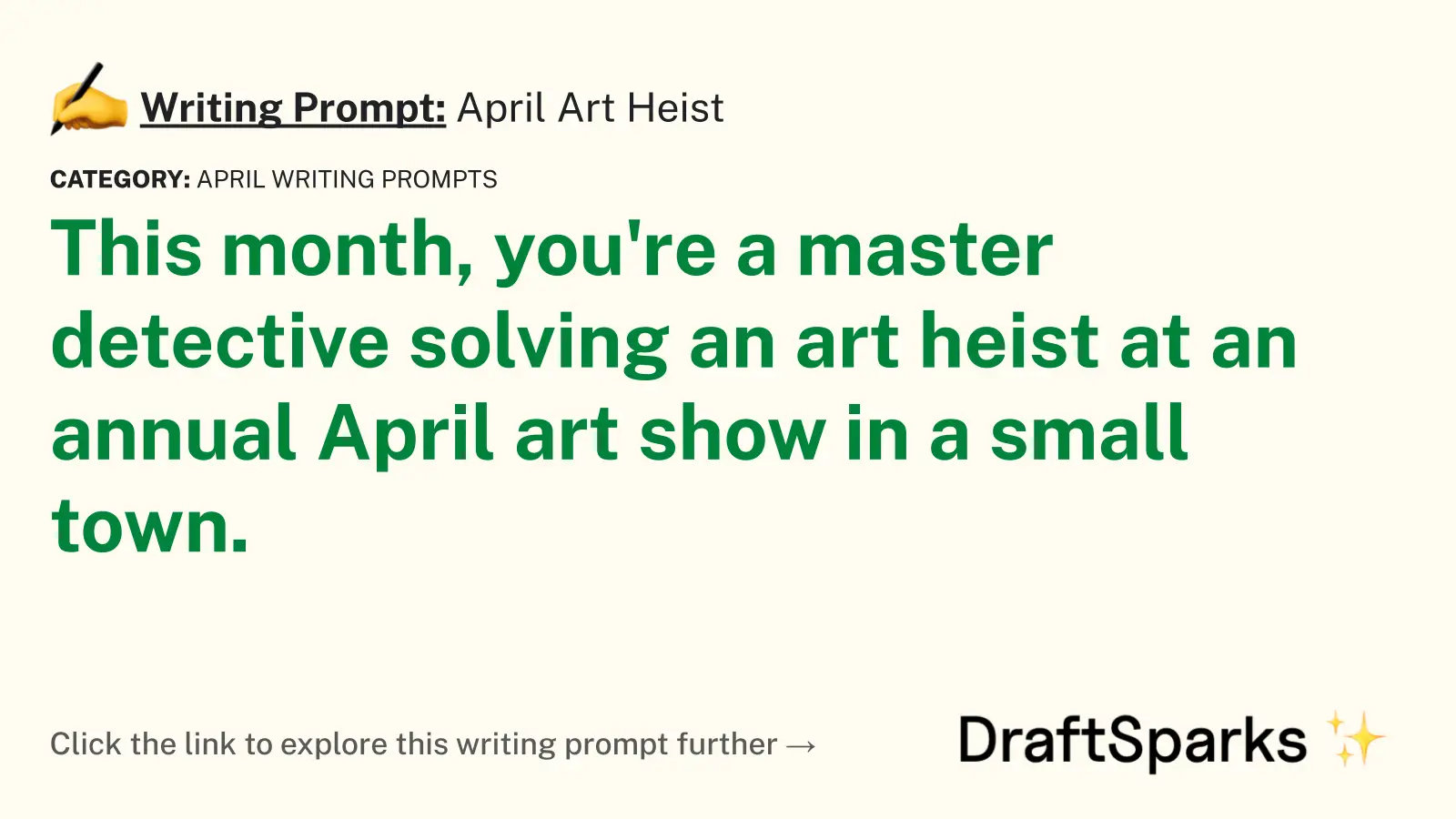 April Art Heist