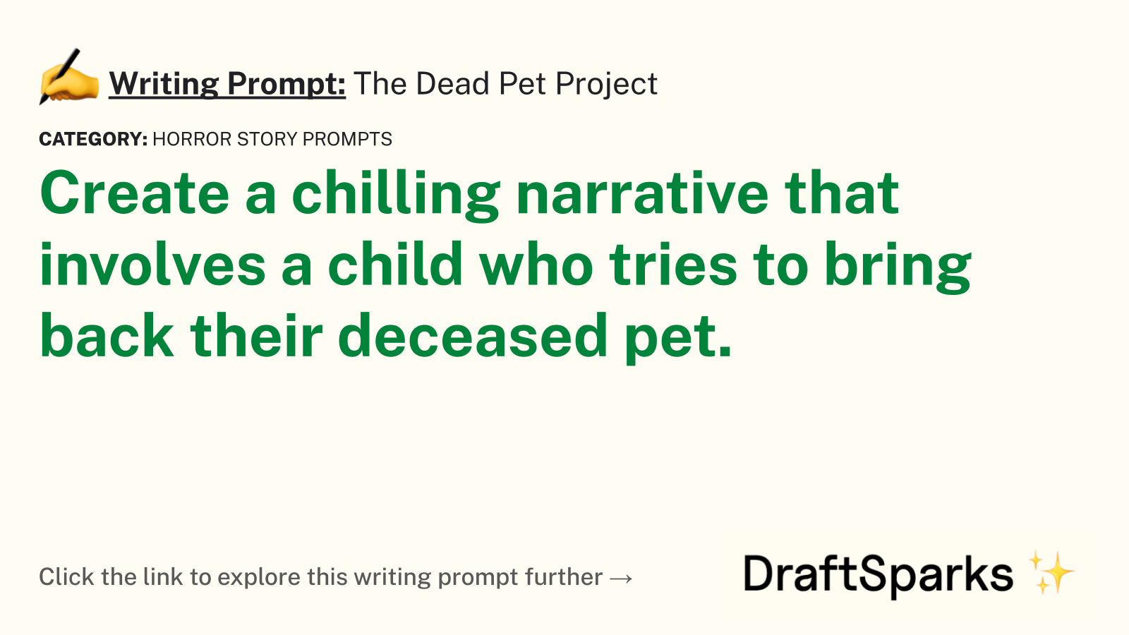 The Dead Pet Project