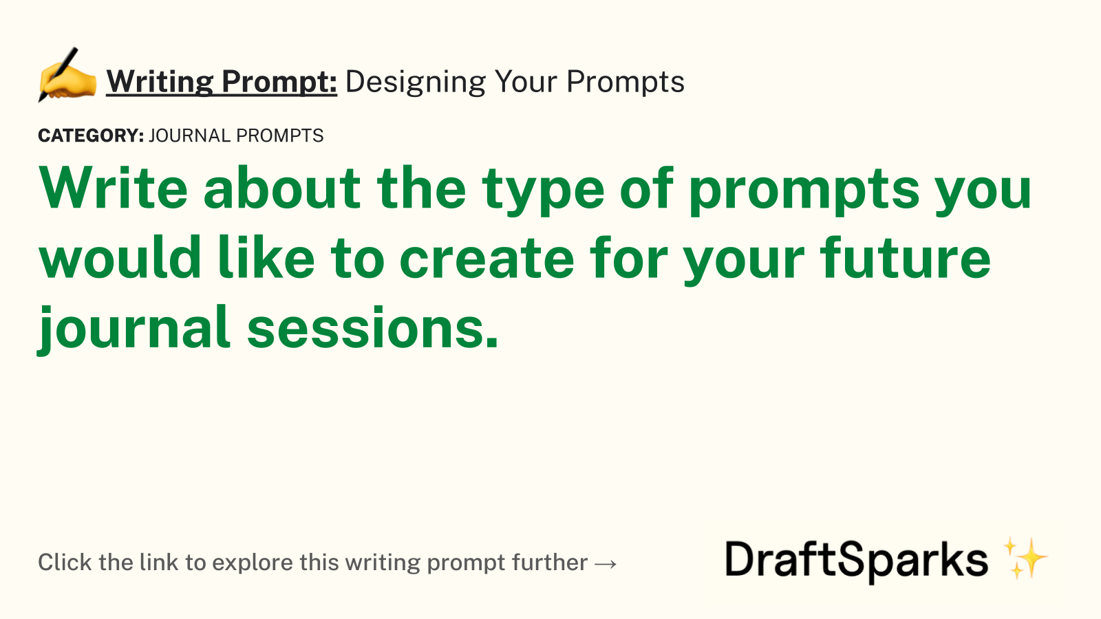 Designing Your Prompts
