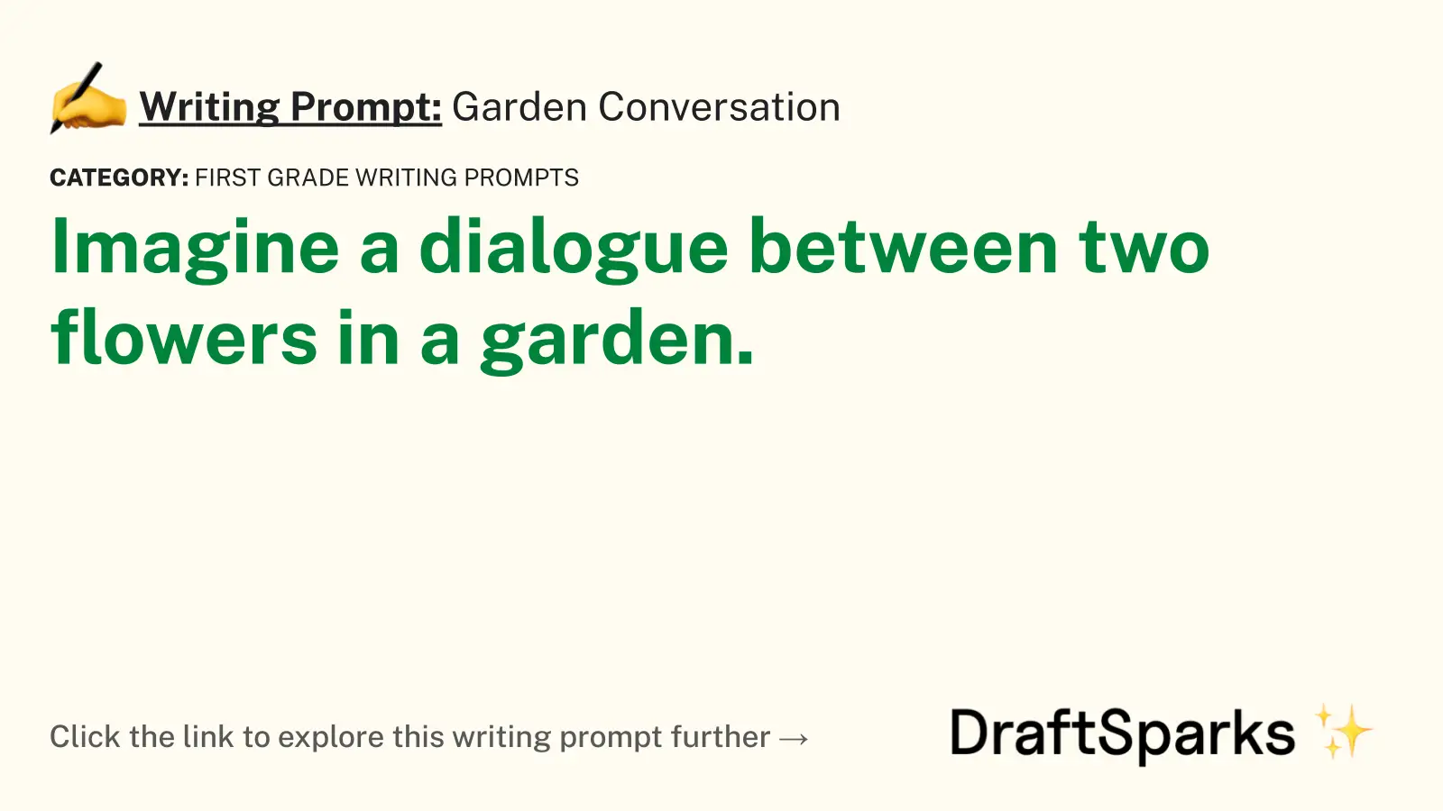 Garden Conversation