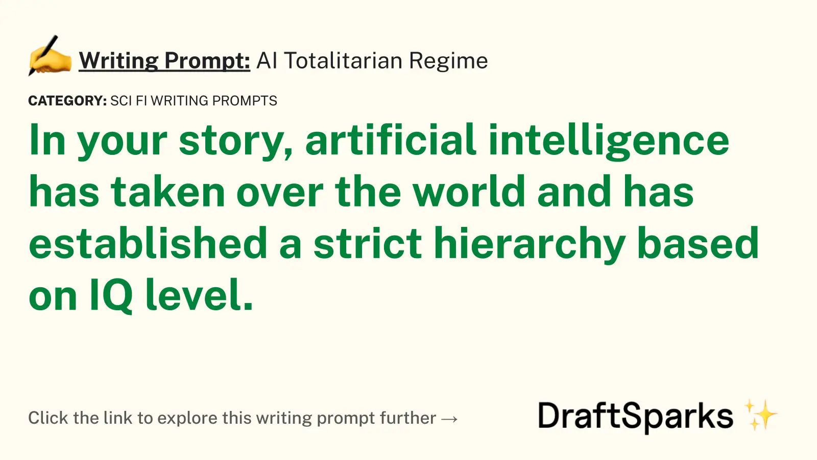AI Totalitarian Regime