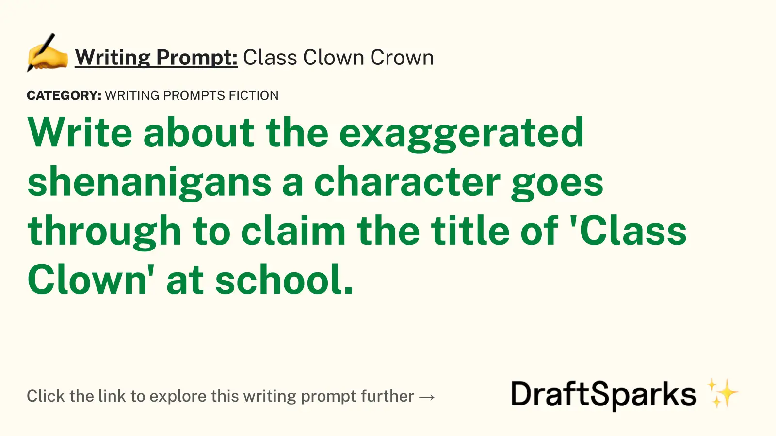 Class Clown Crown