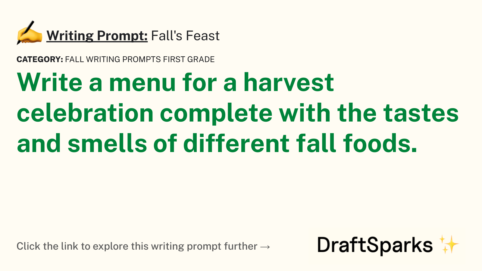 Fall’s Feast