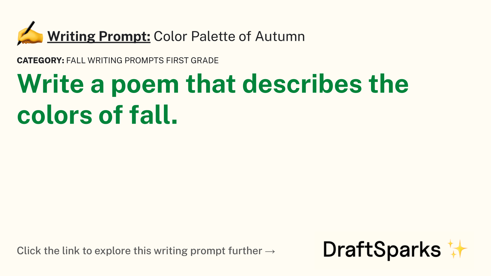 Color Palette of Autumn