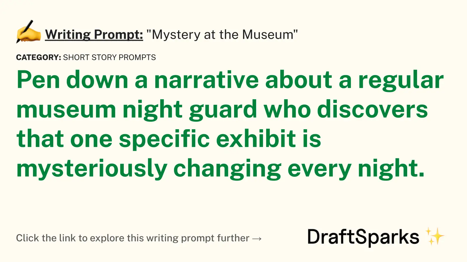 “Mystery at the Museum”