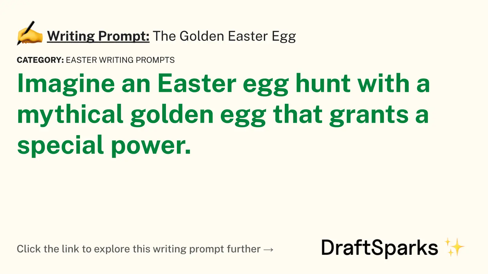 The Golden Easter Egg