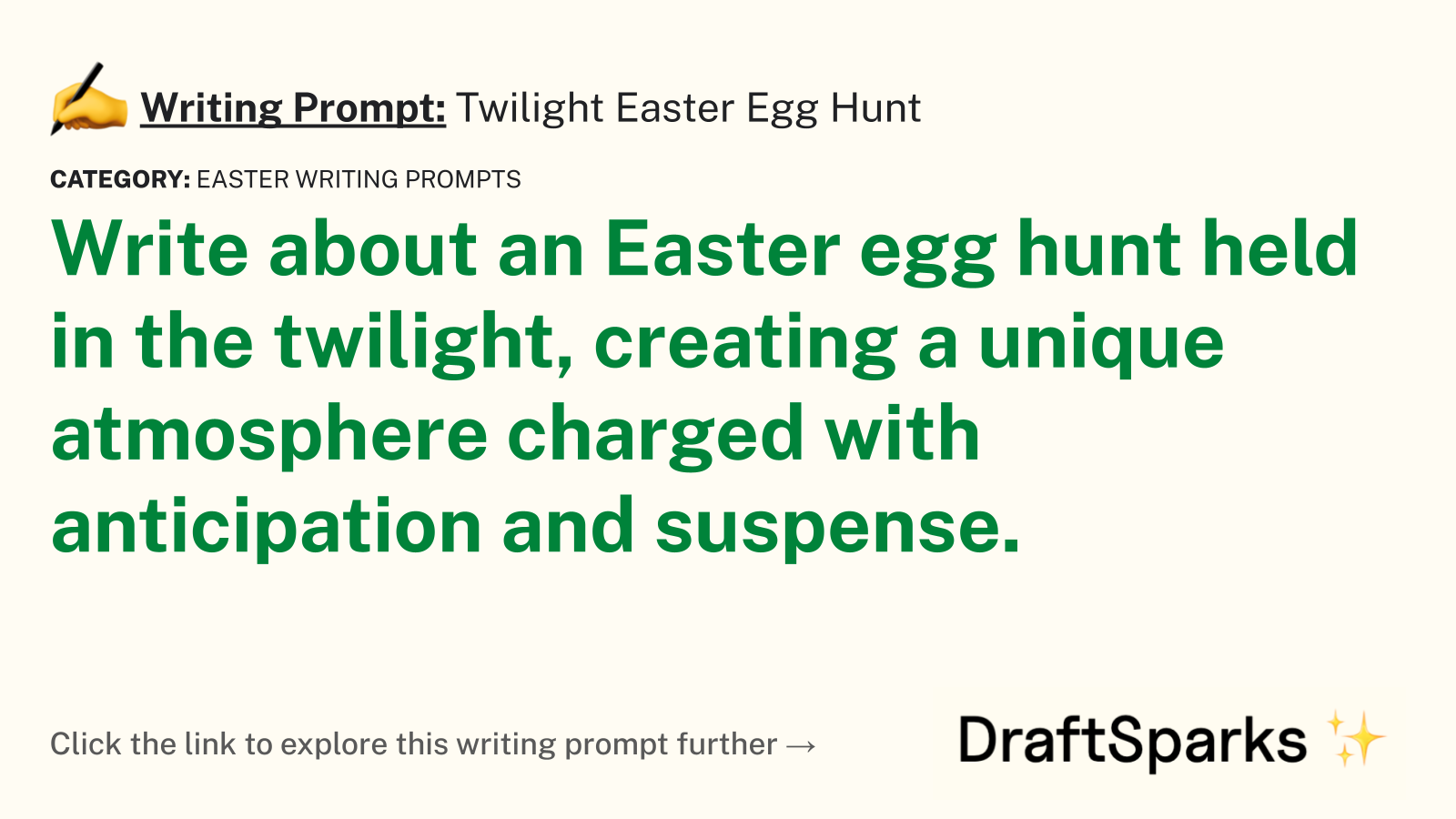 Twilight Easter Egg Hunt