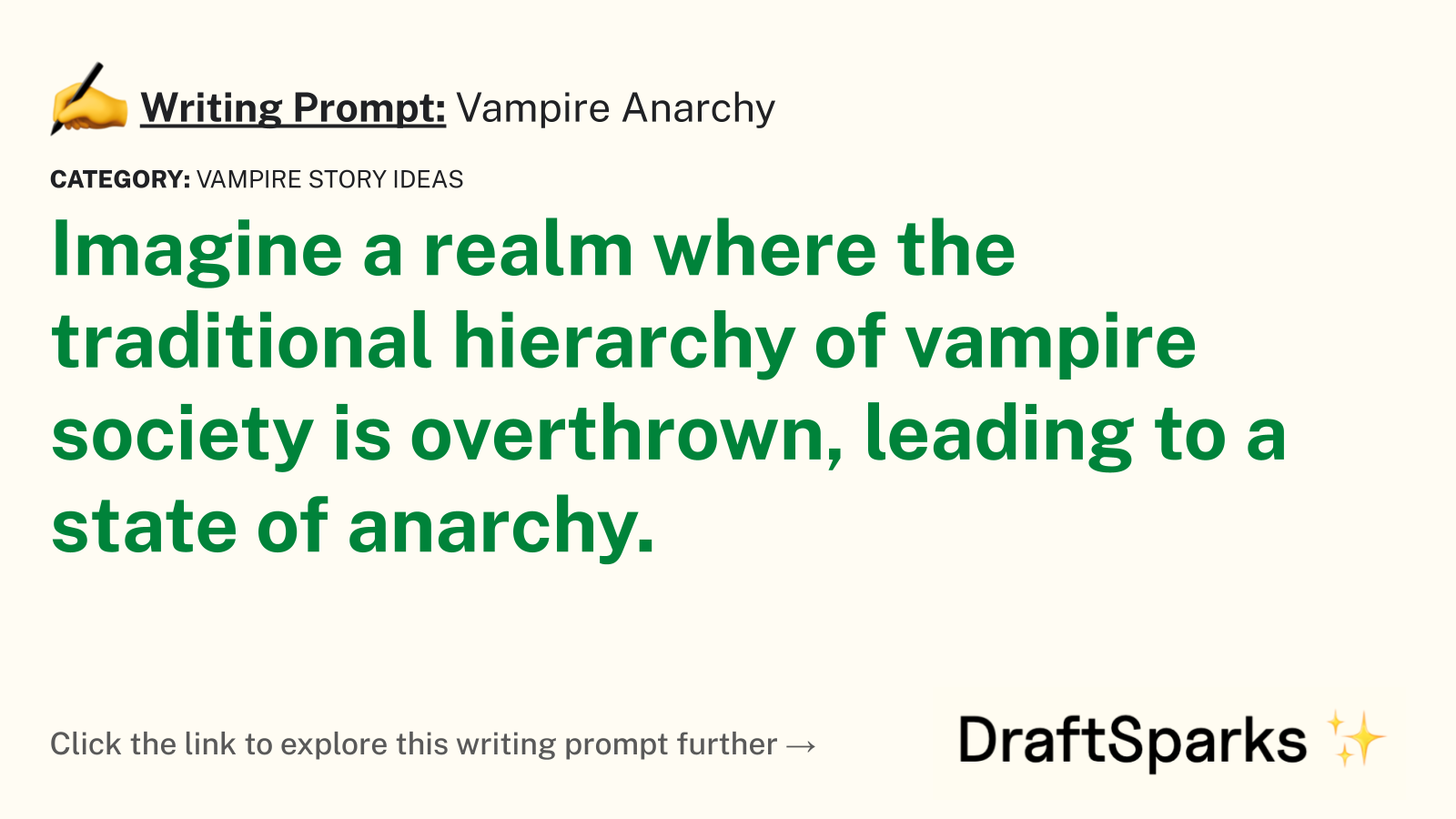 Vampire Anarchy