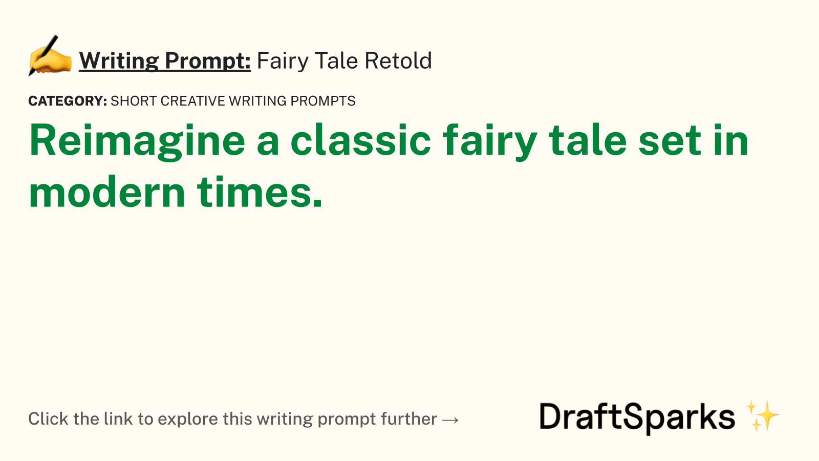 Fairy Tale Retold