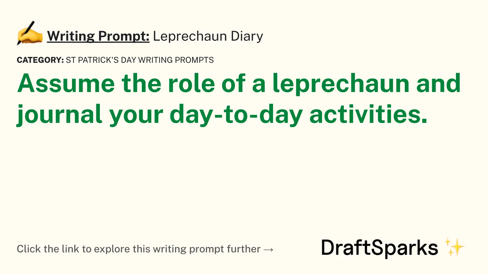 Leprechaun Diary