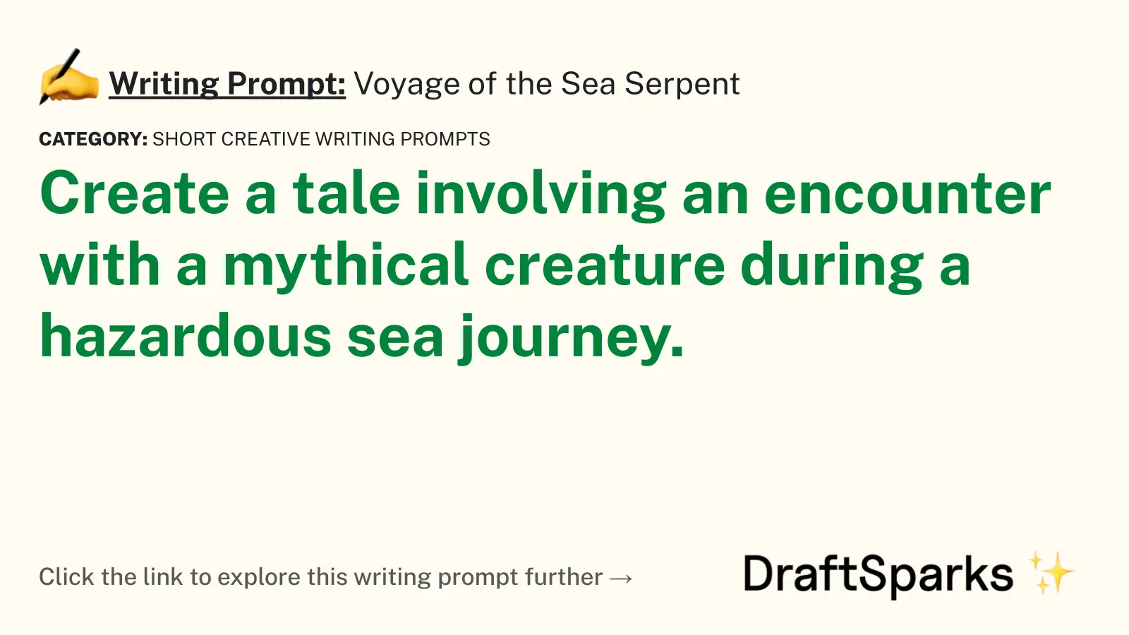 Voyage of the Sea Serpent