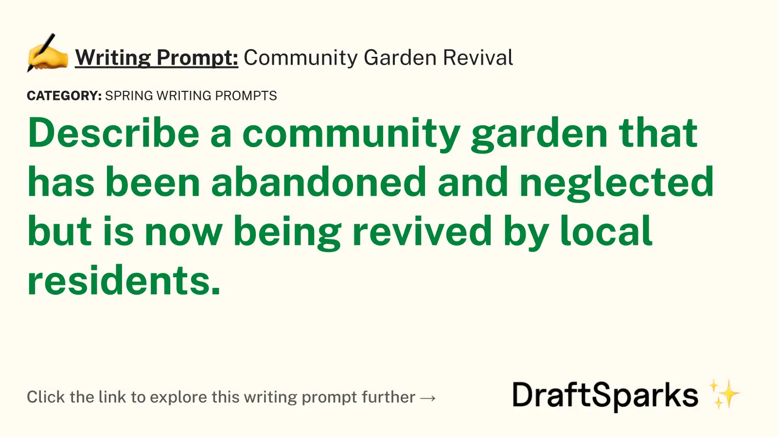 Community Garden Revival