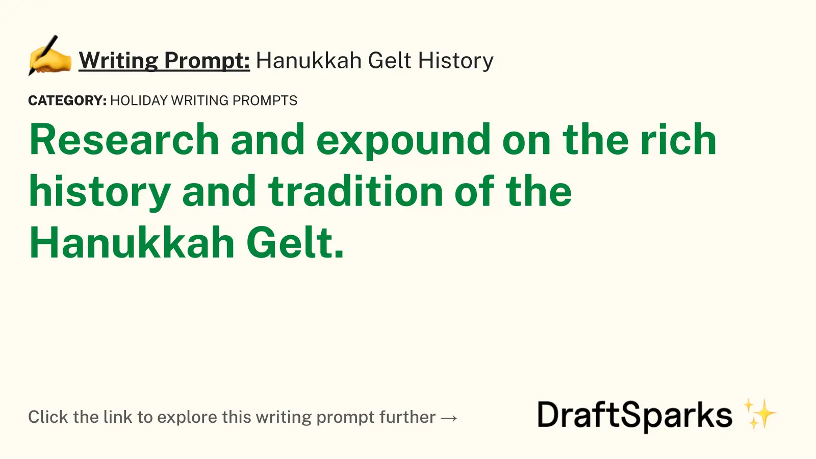 Hanukkah Gelt History