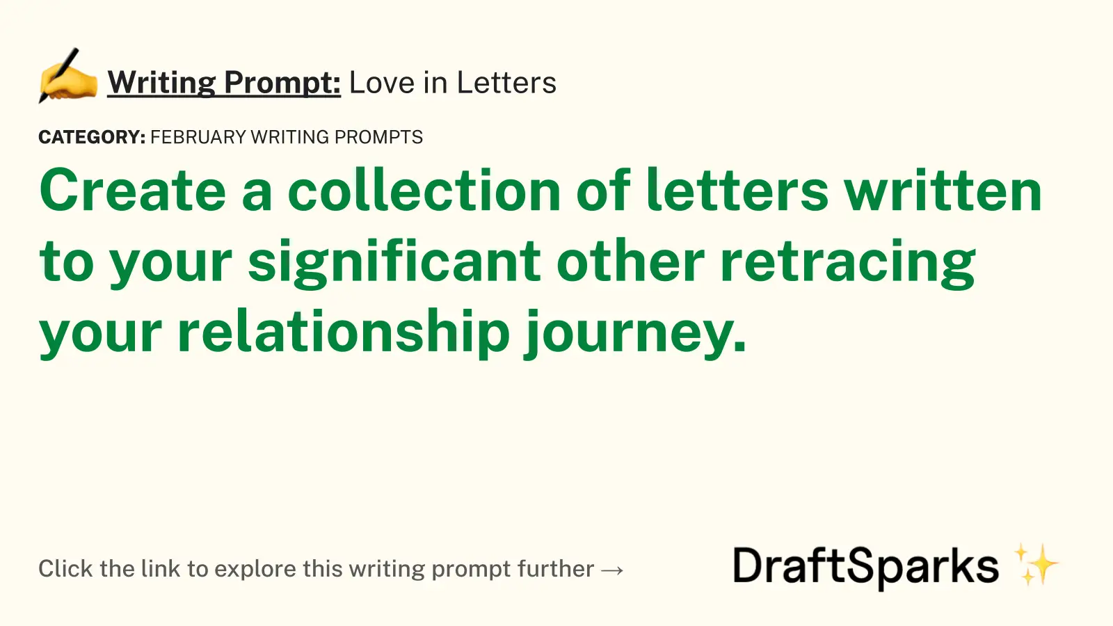 Love in Letters
