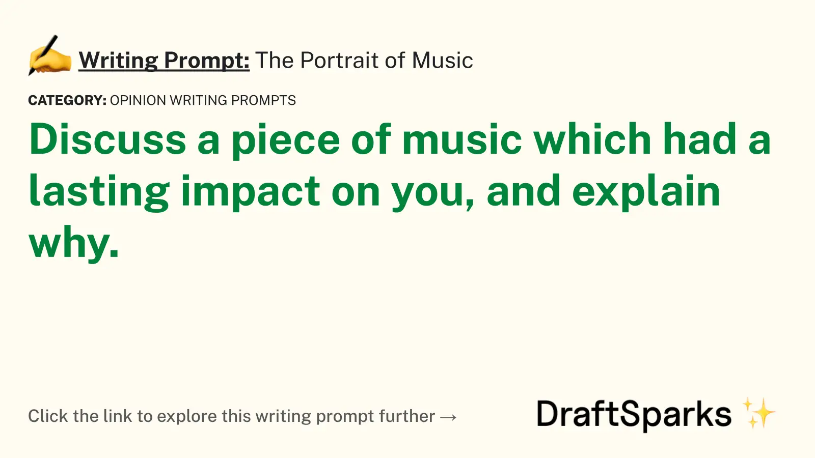 The Portrait of Music